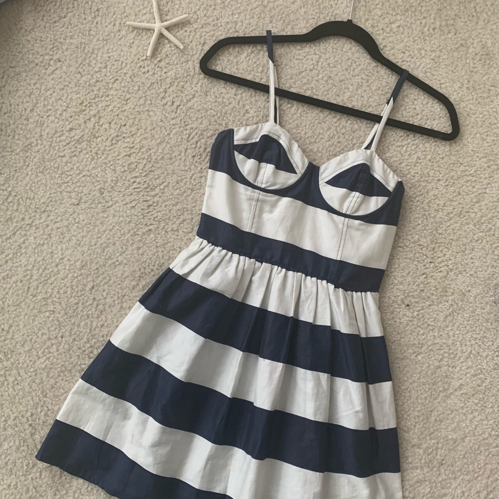 NAUTICAL F21 stripe dress 👗